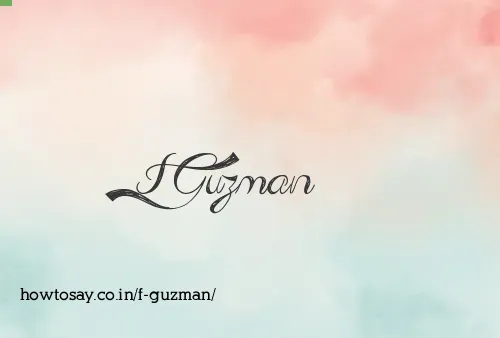 F Guzman