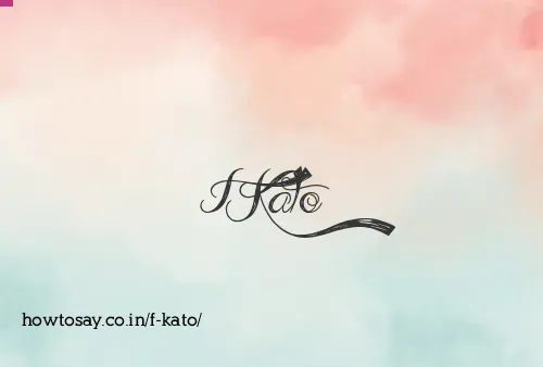F Kato