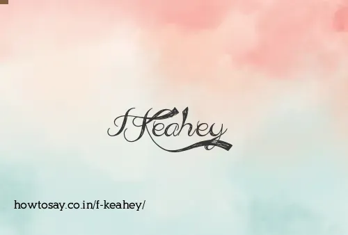 F Keahey