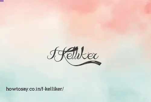 F Kelliker