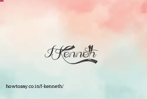F Kenneth