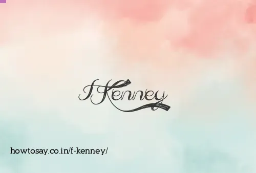 F Kenney