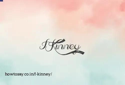 F Kinney