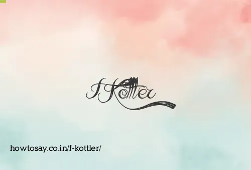 F Kottler