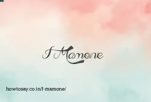 F Mamone