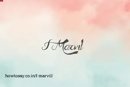 F Marvil