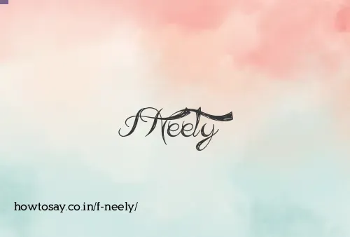 F Neely