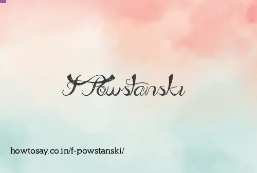F Powstanski