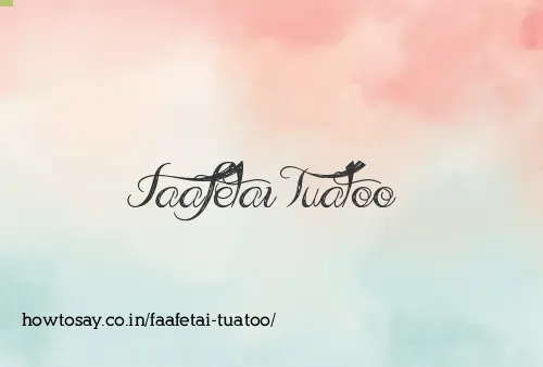 Faafetai Tuatoo