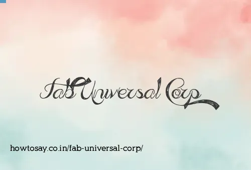 Fab Universal Corp