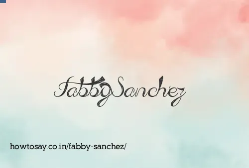 Fabby Sanchez