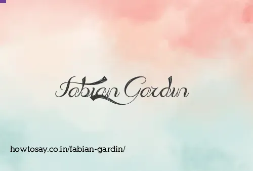 Fabian Gardin