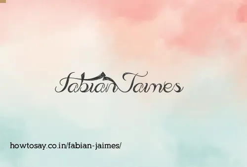 Fabian Jaimes