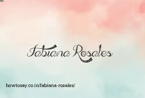 Fabiana Rosales