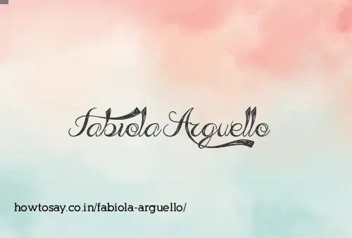 Fabiola Arguello