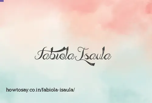 Fabiola Isaula