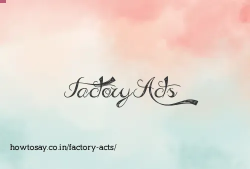 Factory Acts