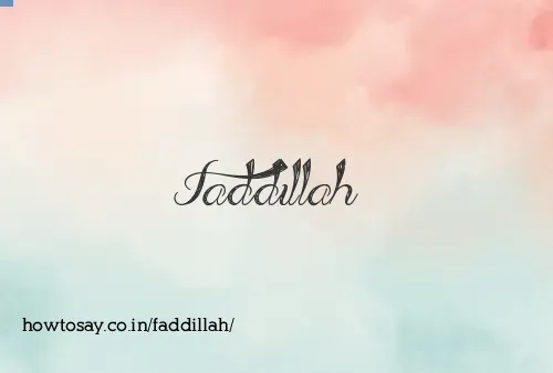 Faddillah