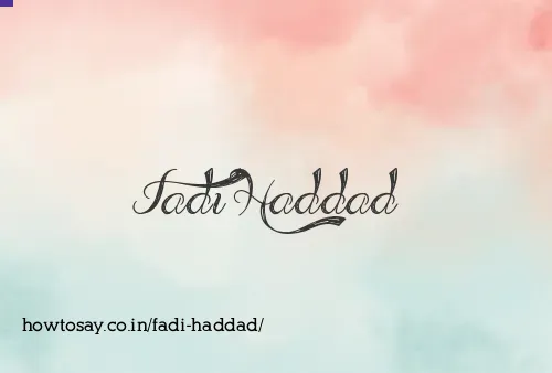 Fadi Haddad