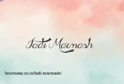 Fadi Marmash