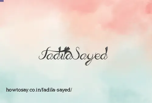 Fadila Sayed