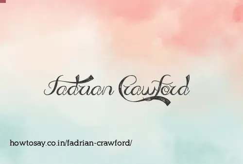 Fadrian Crawford