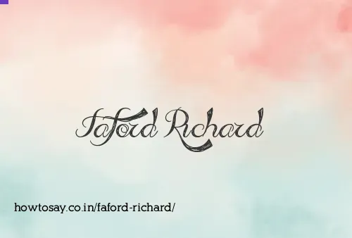 Faford Richard