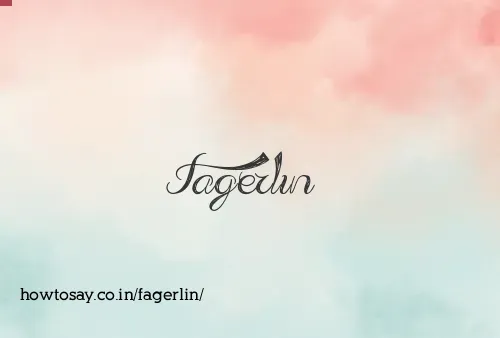 Fagerlin