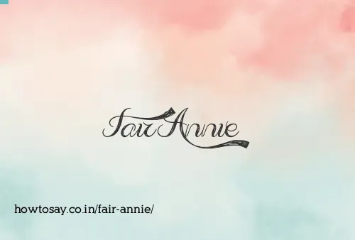 Fair Annie