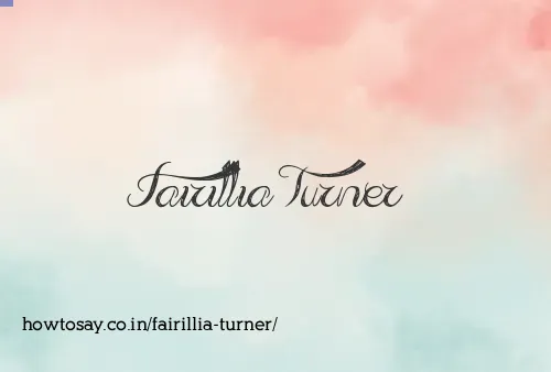 Fairillia Turner