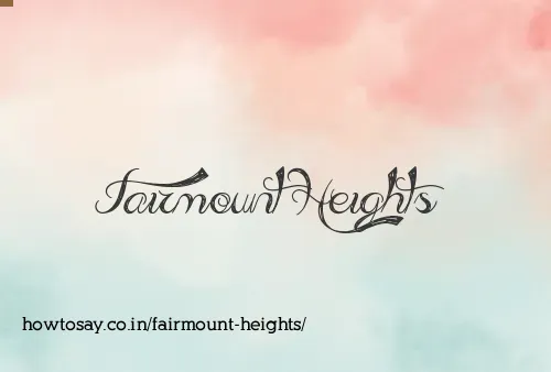 Fairmount Heights