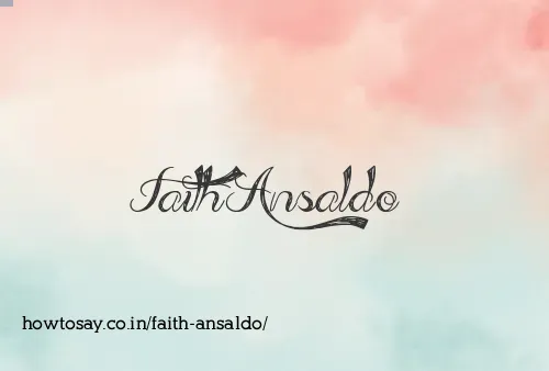 Faith Ansaldo
