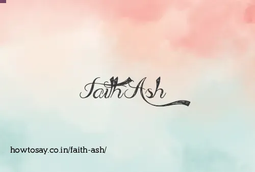Faith Ash