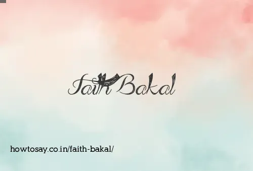 Faith Bakal