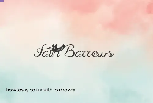 Faith Barrows