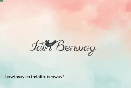 Faith Benway