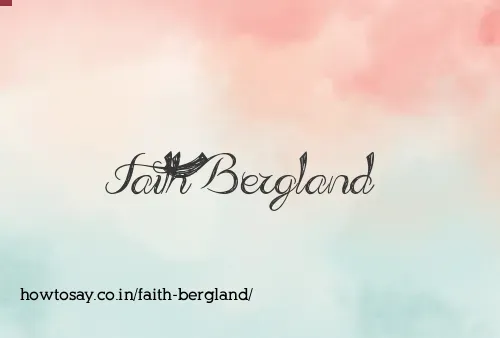 Faith Bergland