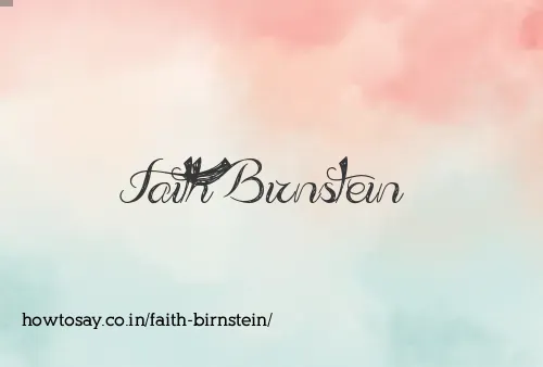 Faith Birnstein
