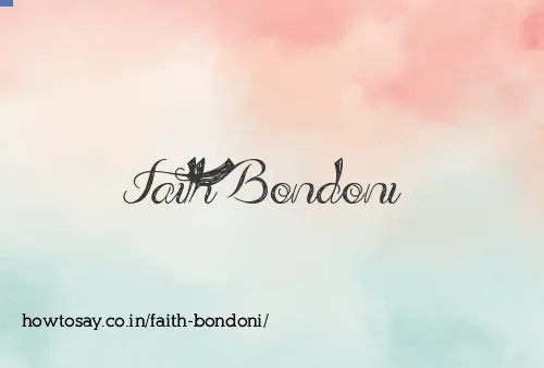 Faith Bondoni