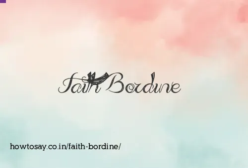 Faith Bordine
