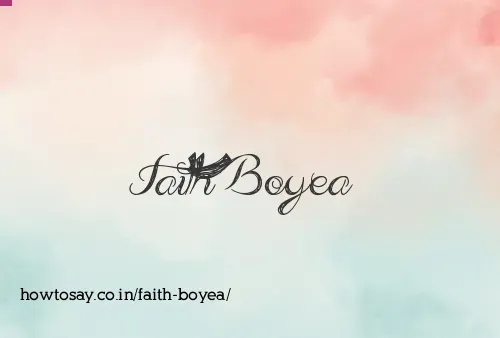 Faith Boyea