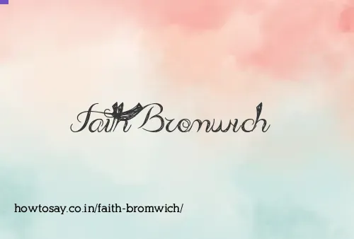 Faith Bromwich