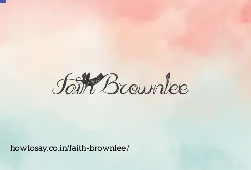 Faith Brownlee