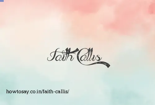Faith Callis