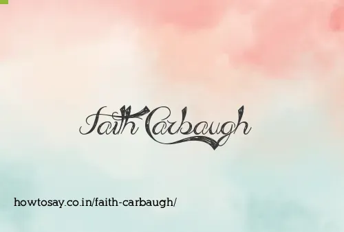 Faith Carbaugh