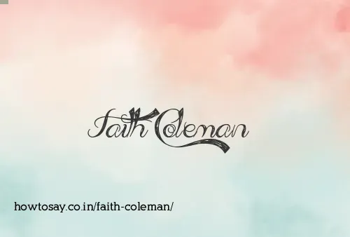 Faith Coleman