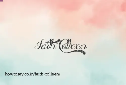 Faith Colleen