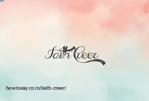 Faith Creer