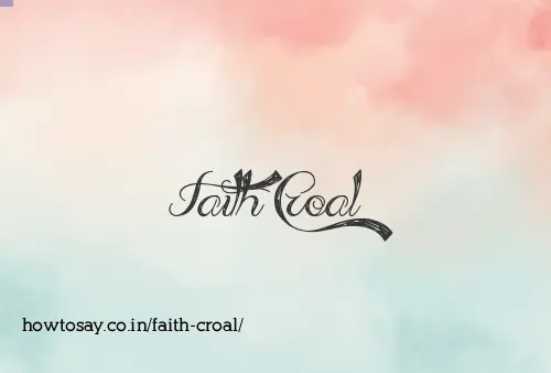 Faith Croal