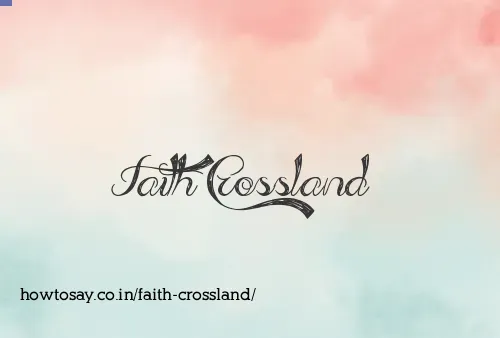 Faith Crossland